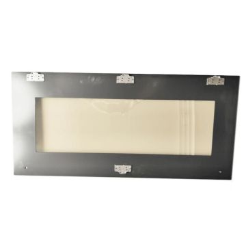 GLACE VITRE FOUR 692533653 VITRE DE FACADE DE PORTE NOIRE