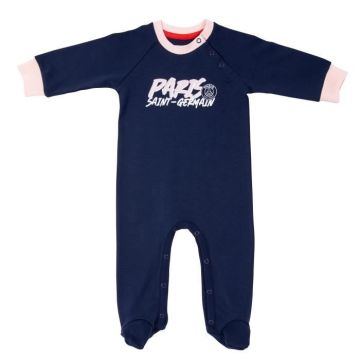 Grenouillère pyjama bébé fille PSG - Collection officielle PARIS SAINT GERMAIN