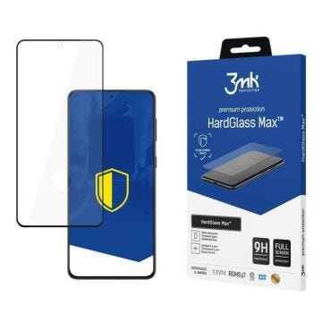 Verre trempé renforcé 3MK Samsung Galaxy S21 Ultra 5G - HardGlass Max™ FP - transparent/black - TU