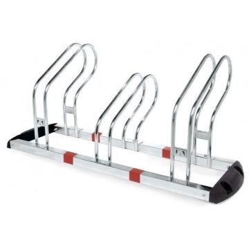 Râtelier porte vélos 3 places 1 basse 2 hautes