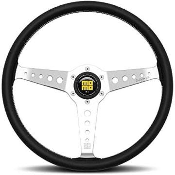 Volant - MOMO - California 360 - Cuir Noir - Design Ergonomique - Confort Optimal