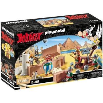 PLAYMOBIL - 71268 - Astérix : Numerobis et la bataille du Palais - Siège des Romains - 56 pièces - Multicolore