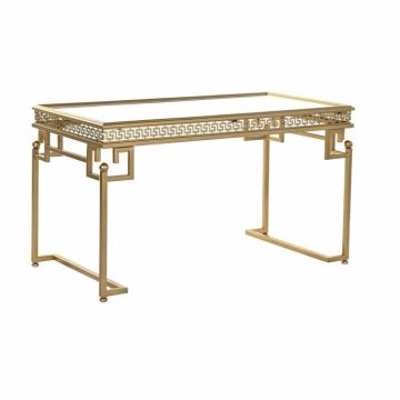 Table basse - Oriental - Miroir métal - Blanc