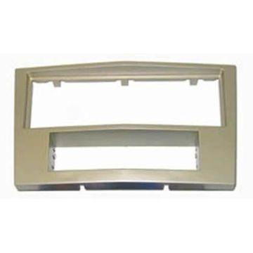Adaptateur de façade d'autoradio simple DIN beige champagne Opel Corsa 2006 >