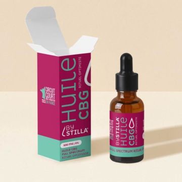 Huile CBG CBD Full Spectrum "Fraise des Bois" STILLA (CBG 8% + CBD 7%)