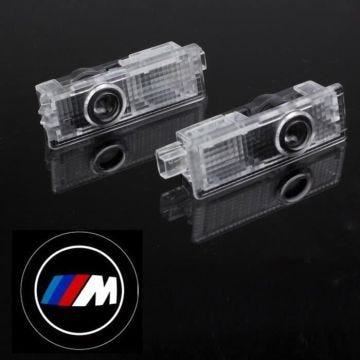 Courtoisie 2pcs LED de porte de voiture Projecteur laser Logo Esprit, Lumière, Ombre pour BMW M Logo