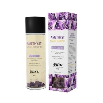 Huile de Massage - Amethyst - Amandes - Arôme Amandes - Couleur Violet - Pour Adultes