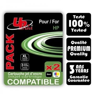 Pack Uprint 4 cartouches HP932XL & 933XL compatible avec imprimante HP OfficeJet 6100, 6600, 6700