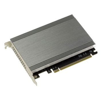 Carte contrôleur M2 PCIe 3.0 x16 pour 4 SSD M.2 NVMe M Key avec radiateur aluminium