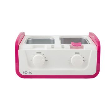 Chauffe-cire - Solac - DC7502 - Double cuve - Système de filtrage - Thermostat réglable