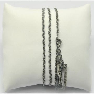 Bracelet filaire tressé - Argent - Belle mais pas que... Argenté