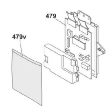 Module électronique programmé pour Lave-linge CANDY repère 479J