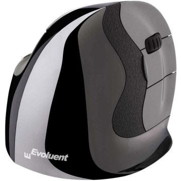 Evoluent VerticalMouse D Wireless Medium - Souris sans fil ergonomique - droitier - capteur laser 2600 dpi - 5 boutons