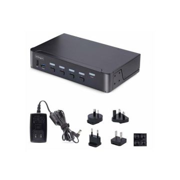 Commutateur KVM - StarTech.com - 4 Ports - 8K 60Hz - 4K 144Hz - USB 3.0 et 2.0