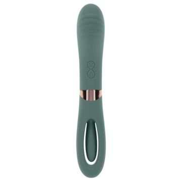 Vibromasseur double tête Evolved Novelties - Chick Flick - Vert