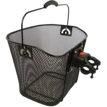 Panier de vélo - Dresco - 13 litres - Acier noir