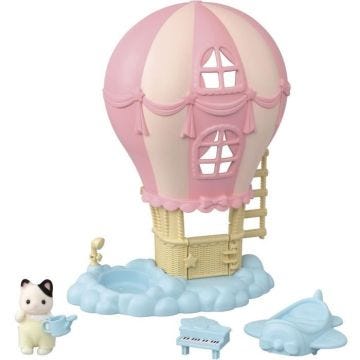 Mini-univers - SYLVANIAN FAMILIES - La montgolfière des bébés - Rose - Pour enfants de 3 ans et plus