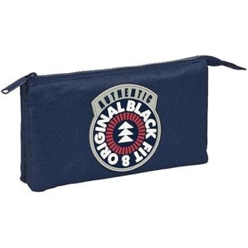 Trousse - BLACKFIT8 - Authentic - Tissu recyclable - 3 compartiments - Idéale pour enfants