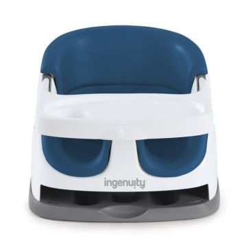 INGENUITY siège réhausseur 2-en-1 avec plateau à rangement intégré, ciel nocturne, dès 6 mois
