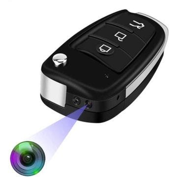 Clé de Voiture Caméra Espion HD 1080p Capteur Mouvement Vision IR +SD 16Go YONIS