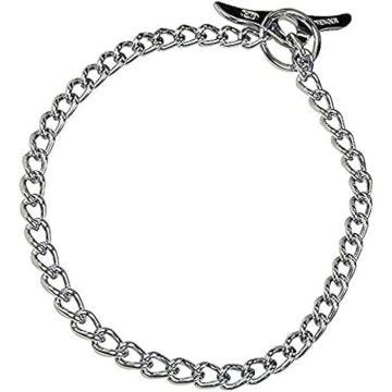 Collier papillon - HERM SPRENGER - Acier chromé - 3 mm - Pour chiens jusqu'à 40 kg - Couleur gris