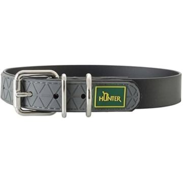Collier - HUNTER - Modèle Noir - 42-50 cm - Imperméable - Robuste - Faible entretien