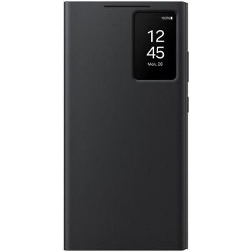 Coque et étui - Samsung - Galaxy S24 Ultra - Étui Smart View - Noir - Silicone