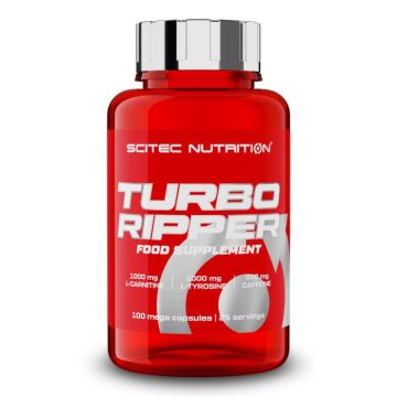 Brûleur en gélules Scitec Nutrition - Turbo Ripper - 100 Gélules