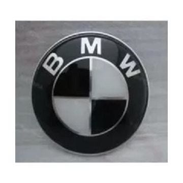 82MM diamètre logo capot métallique devant logo de capot avant pour la plupart des modèles BMW logo noir et blanc