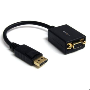 Adaptateur vidéo - StarTech - MDP2VGA2 - DisplayPort vers VGA - Résolution 1920x1200 - Noir