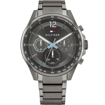 Tommy Hilfiger- Montre Hommes - Quartz - Multi-Cadrans - Bracelet Acier inoxydable Gris - 1791975