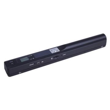 Scanner À Plat Portable Windows Mac Os Scanneur A4 LED Pdf Jpg Tf USB 2.0 Noir + SD 8Go YONIS