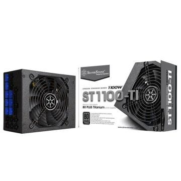 SILVERSTONE SST-ST1100-TI v 2.0 - Série Strider Titanium, 1100W 80 Plus Titane ATX Alimentation PC, Bruit réduit,