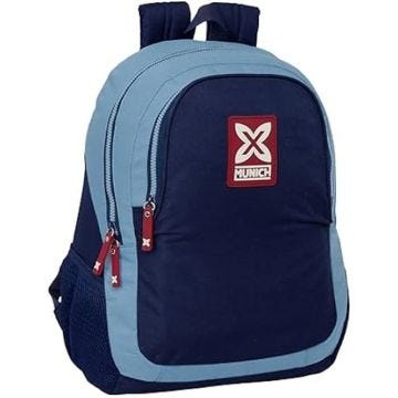 Sac à dos scolaire SAFTA Munich Royal - Pour enfants de différents âges - Confortable et polyvalent - Bleu