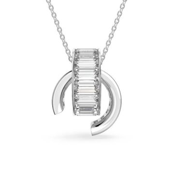 Colliers femme - SWAROVSKI - Collier Swarovski Matrix plaqué argent - Couleur de la matière:Blanc Taille/Longueur:65 cm