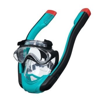 Masque de Plongée Complet avec Tuba pour Adultes Bestway Flowtech Taille S-M avec Vision Complète à 180°