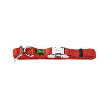 Collier Hunter - 43516 - Collier Vario Basic aluminium refermable L 45-65 cm rouge cou