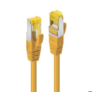 Câble patch S/FTP LSZH - LINDY 47669 - RJ45 - Jaune - 20.00 m - Ethernet jusqu'à 10GBase-T