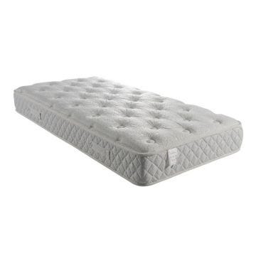 Matelas Excellence a Ressorts Ensaches Memoire de Forme 80 Kg-m3 - 90x200 Hauteur -- 25,5 cm - Accueil Moelleux - Soutien Fer
