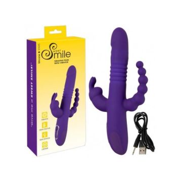 Vibromasseur - You 2 Toys - Sweet Smile - Rechargeable - 10 modes de vibration - Étanche
