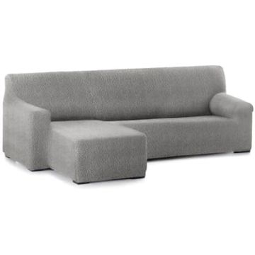 Eysa Roc Housse pour canapé d'angle Court Gauche Gris Clair 120 x 120 x 360 cm