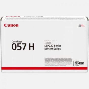Cartouche toner CANON 057 H - Noir - Laser - Rendement Elevé - 10000 Pages
