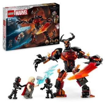 LEGO® Marvel 76289 Figurine de Thor contre Surtur à construire, Set de super-héros