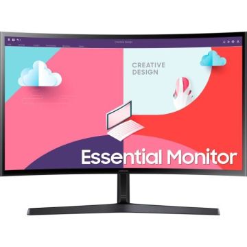 Ecran PC Incurvé - SAMSUNG S24C366EAU - 24" FHD - Dalle VA - 4 ms - 75Hz - HDMI / VGA - AMD FreeSync
