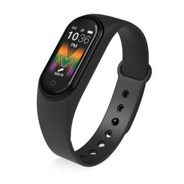 Montre connectée,M5 montres intelligentes Fitness sommeil Tracker Sport Bracelet intelligent fréquence - Type 01 Black Watch