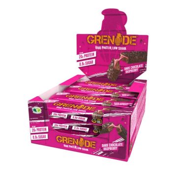 Barres protéinées Grenade - Carb Killa Bar - Dark Choc Raspberry Boite de 12
