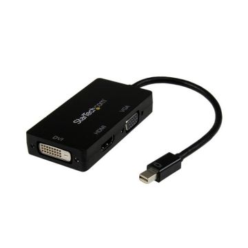 Adaptateur 3-en-1 Mini DP vers VGA / DVI / HDMI - Convertisseur de voyage Mini DP vers VGA / DVI / HDMI - MDP2VGDVHD