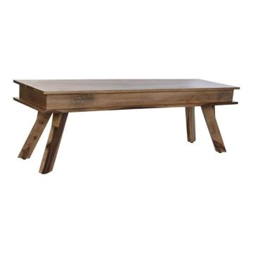 Table basse style alpin naturel sheesham 140 cm