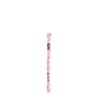 Fil DMC Coton Perlé Médium N5 Col. 605 Rose