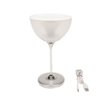 Enceinte Dynabass Bluetooth avec lampe d'ambiance - Argent